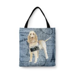 Spinone Italiano Dog Denim Style Tote Bag