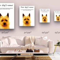 dog paintings canvas cairn terrier canvas size comparison