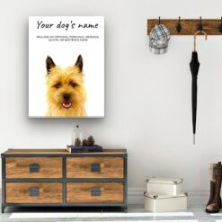 dog paintings canvas cairn terrier hall