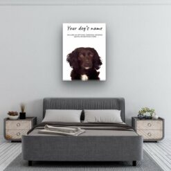 Cocker Spaniel personalised canvas print - Peeping In Collection - Pre-stretched wall art ready to hang 9 dog paintings canvas cocker spaniel bedroom