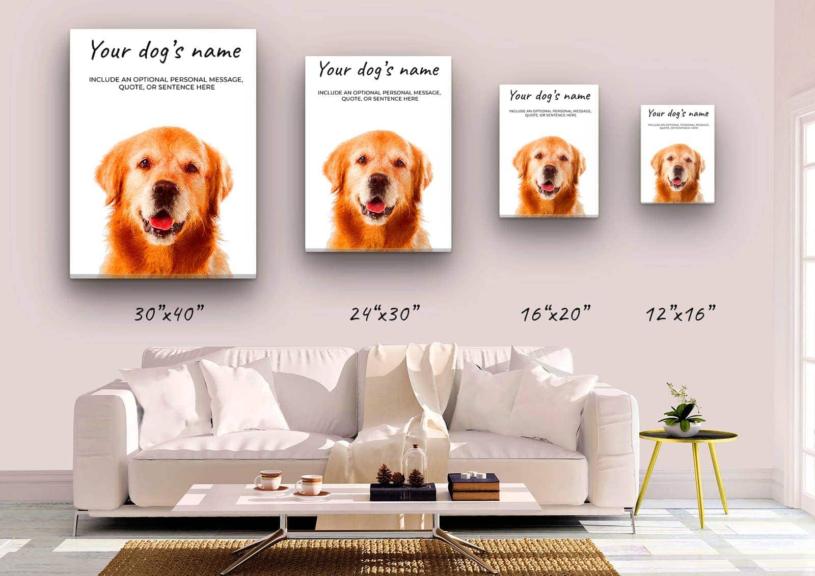 Labrador Retriever personalised canvas print - Peeping In Collection - Pre-stretched wall art ready to hang 7 Labrador Retriever personalised canvas print - Peeping In Collection - Pre-stretched wall art ready to hang - Image 5