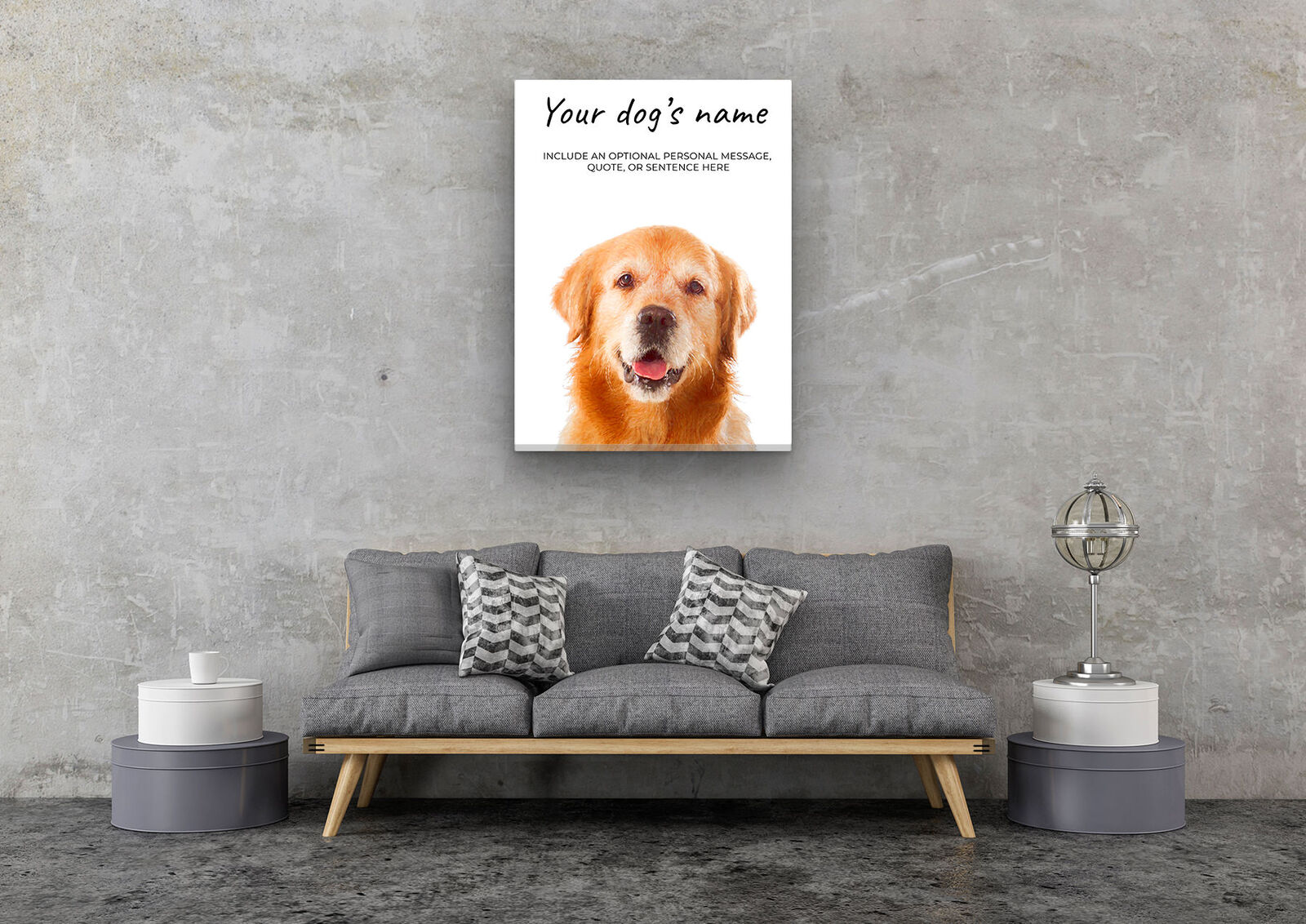 Labrador Retriever personalised canvas print - Peeping In Collection - Pre-stretched wall art ready to hang 5 Labrador Retriever personalised canvas print - Peeping In Collection - Pre-stretched wall art ready to hang - Image 3