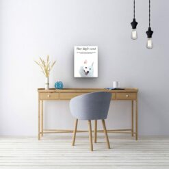 Japanese Spitz personalised canvas print - Peeping In Collection - Pre-stretched wall art ready to hang 13 dog paintings canvas japanese spitz office