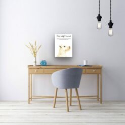 Lakeland Terrier personalised canvas print - Peeping In Collection - Pre-stretched wall art ready to hang 13 dog paintings canvas lakeland terrier office