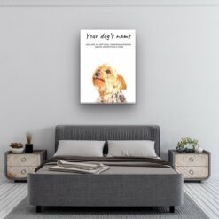dog paintings canvas norfolk terrier bedroom
