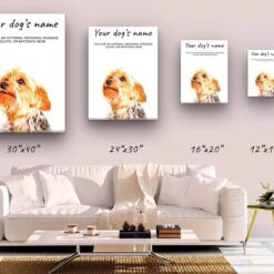 dog paintings canvas norfolk terrier canvas size comparison