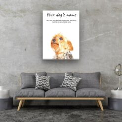 dog paintings canvas norfolk terrier living room