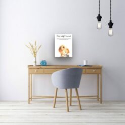 dog paintings canvas norfolk terrier office