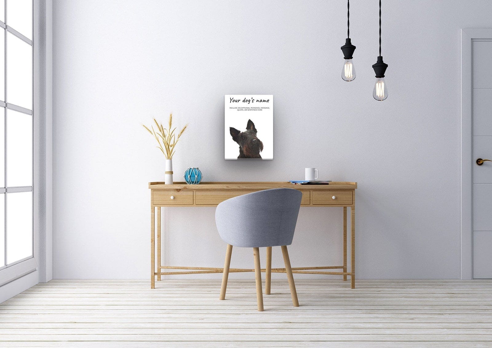 Scottish Terrier personalised canvas print - Peeping In Collection - Pre-stretched wall art ready to hang 8 Scottish Terrier personalised canvas print - Peeping In Collection - Pre-stretched wall art ready to hang - Image 6