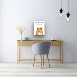 dog paintings canvas shetland sheepdog office