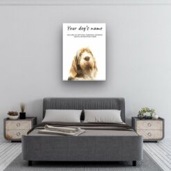 dog paintings canvas spinone italiano bedroom