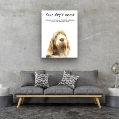dog paintings canvas spinone italiano living room