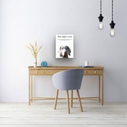 dog paintings canvas weimaraner office