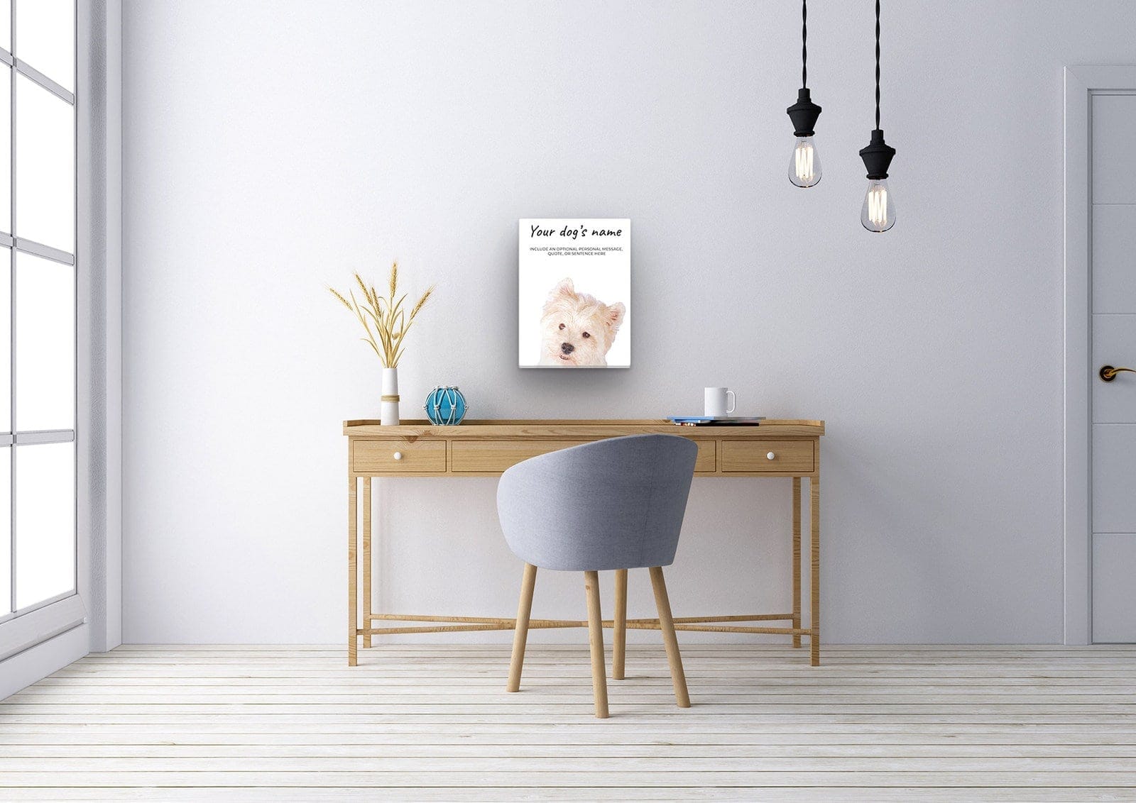 Westie personalised canvas print - Peeping In Collection - Pre-stretched wall art ready to hang 8 Westie personalised canvas print - Peeping In Collection - Pre-stretched wall art ready to hang - Image 6