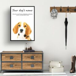 dog paintings prints beagle hall