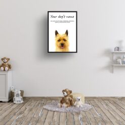 dog paintings prints cairn terrier kids room