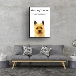 dog paintings prints cairn terrier living room