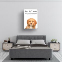 dog paintings prints cavapoo bedroom