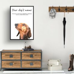 dog paintings prints dachshund hall
