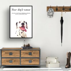 dog paintings prints dalmatian hall