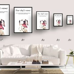 dog paintings prints dalmatian print size comparison
