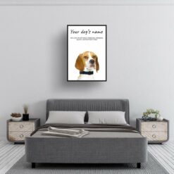 dog paintings prints english pointer bedroom
