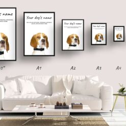 dog paintings prints english pointer print size comparison