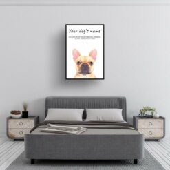 dog paintings prints french bulldog bedroom