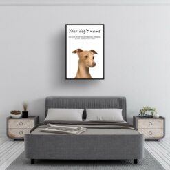 dog paintings prints italian greyhound bedroom