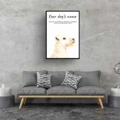 dog paintings prints lakeland terrier living room
