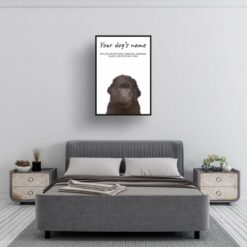 dog paintings prints newfoundland bedroom