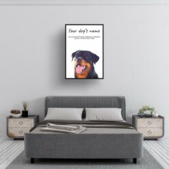 dog paintings prints rottweiller bedroom