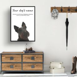 dog paintings prints scottish terrier hall