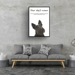 dog paintings prints scottish terrier living room