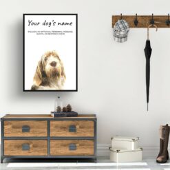 dog paintings prints spinone italiano hall