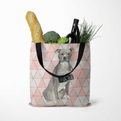 American Staffordshire terrier grey Travel Style Tote Bag 36 American Staffordshire terrier grey Travel Style Tote Bag - Image 9