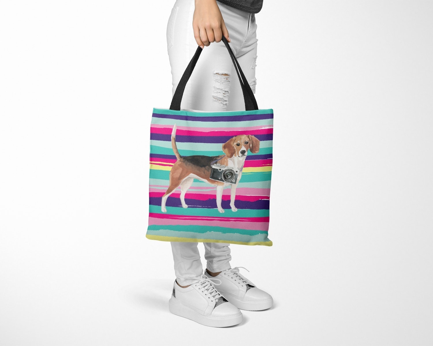 Beagle Travel Style Tote Bag 14 Beagle Travel Style Tote Bag - Image 12