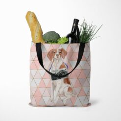 Brittany Travel Style Tote Bag 36 travel dogs tote brittany luxe tote standing food