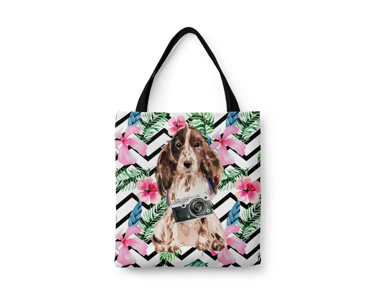 Brown Cocker Spaniel Travel Style Tote Bag 7 Brown Cocker Spaniel Travel Style Tote Bag - Image 5