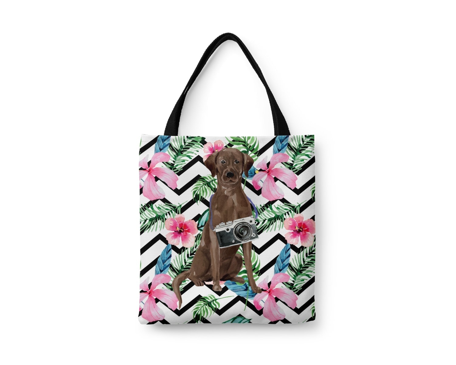 Brown Labrador retriever Travel Style Tote Bag 7 Brown Labrador retriever Travel Style Tote Bag - Image 5