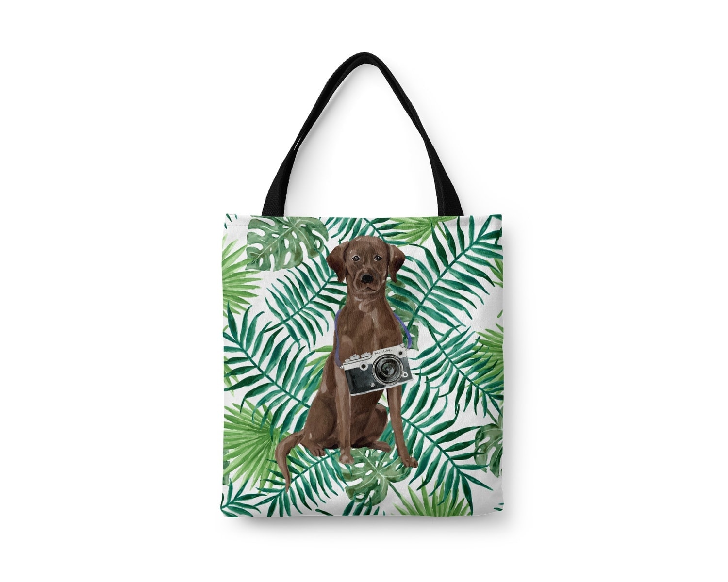 Brown Labrador retriever Travel Style Tote Bag 8 Brown Labrador retriever Travel Style Tote Bag - Image 6