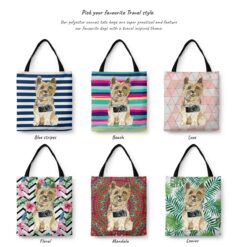 Cairn Terrier Travel Style Tote Bag 29 travel dogs tote cairn terrier variations
