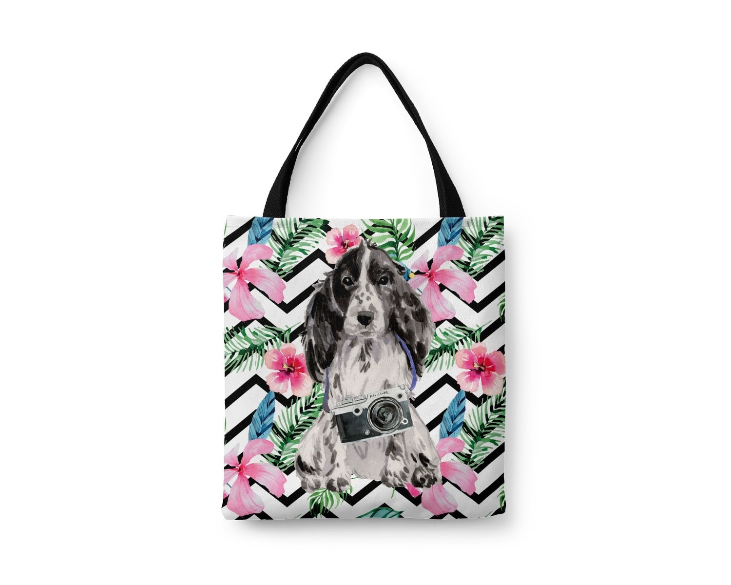 Cocker Spaniel Travel Style Tote Bag 7 Cocker Spaniel Travel Style Tote Bag - Image 5