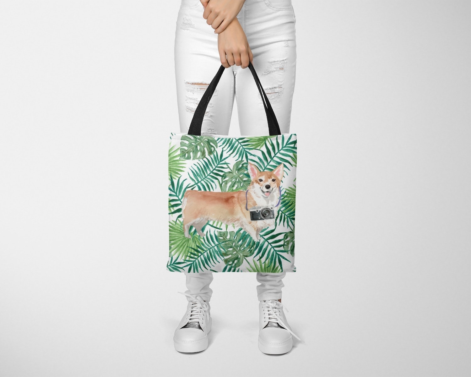 Corgi Travel Style Tote Bag 10 Corgi Travel Style Tote Bag - Image 8