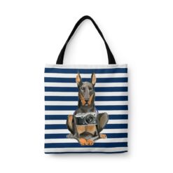 Doberman Travel Style Tote Bag