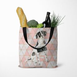 travel dogs tote english pointer luxe tote standing food