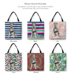 Irish Wolf Hound Travel Style Tote Bag 29 travel dogs tote irish wolf hound variations