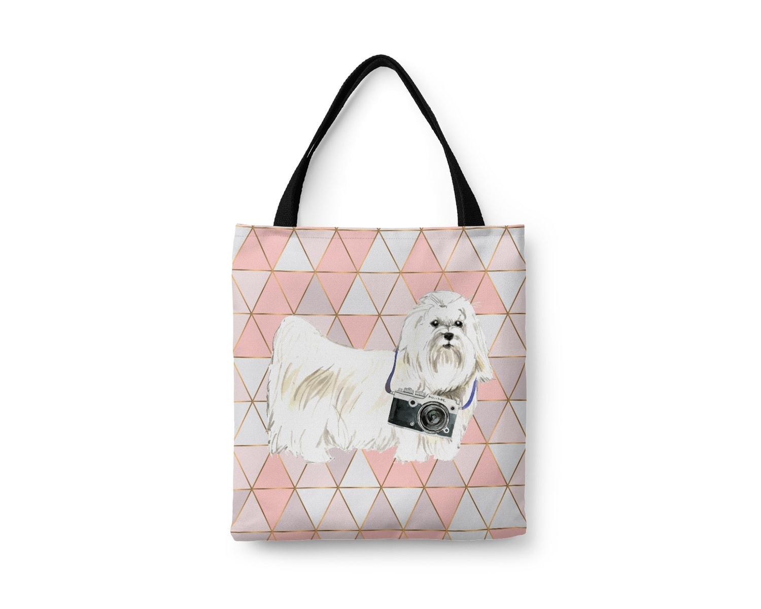 Maltese Travel Style Tote Bag 5 Maltese Travel Style Tote Bag - Image 3