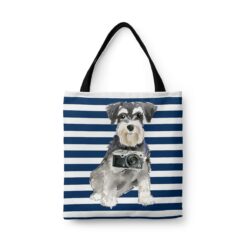 Miniature Schnauzer Travel Style Tote Bag