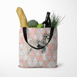 Schnauzer Travel Style Tote Bag 36 travel dogs tote schnauzer luxe tote standing food
